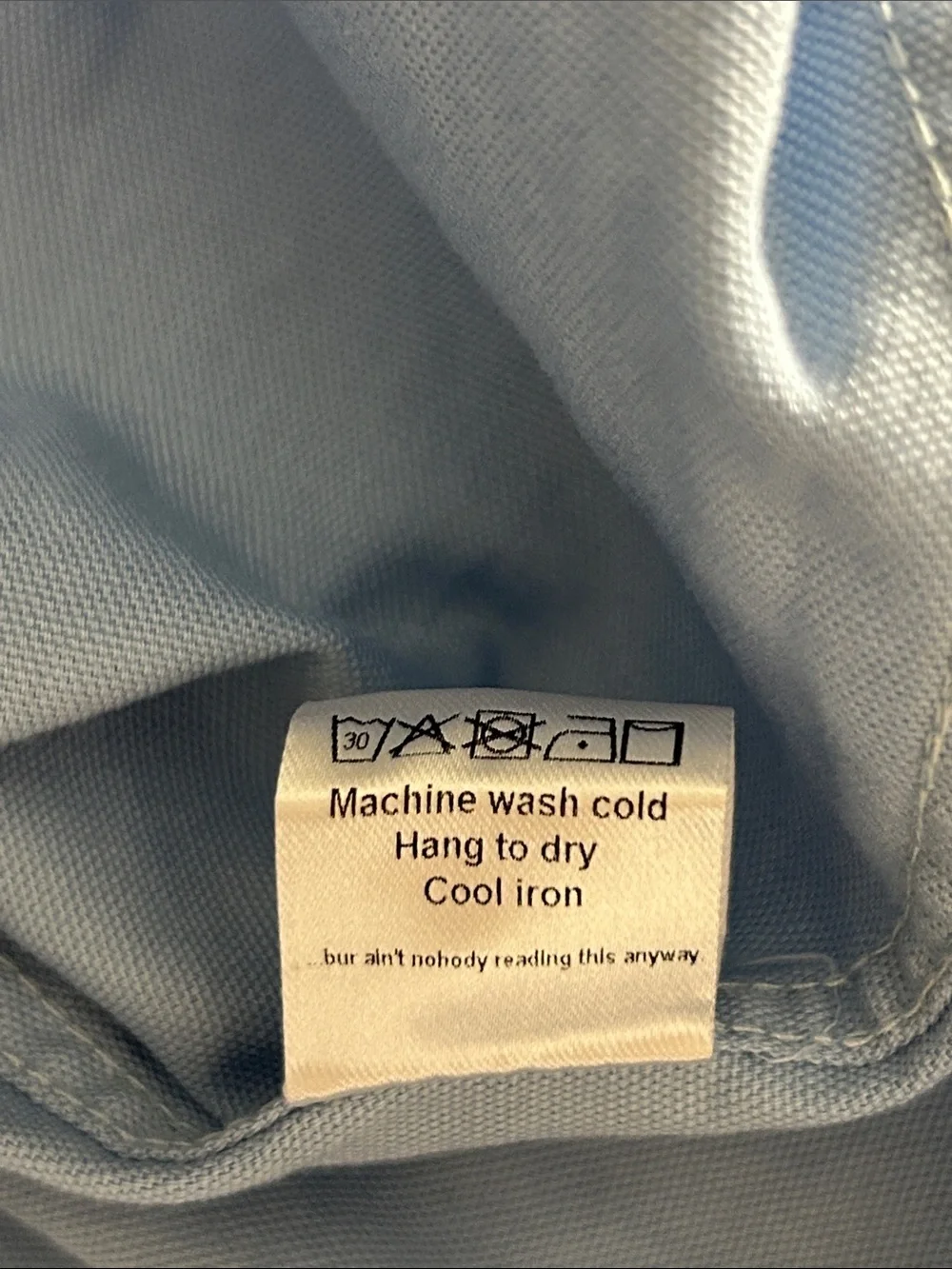 Corridor x Division Road Oxford Blue Button Down Shirt Size S - Picture 5 of 9